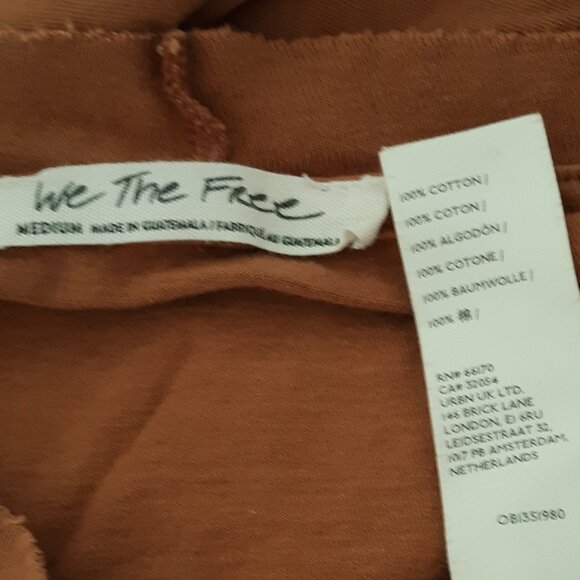 Free People We The Free Clover Top 3/4 Length Sleeves - Picture 3 of 3